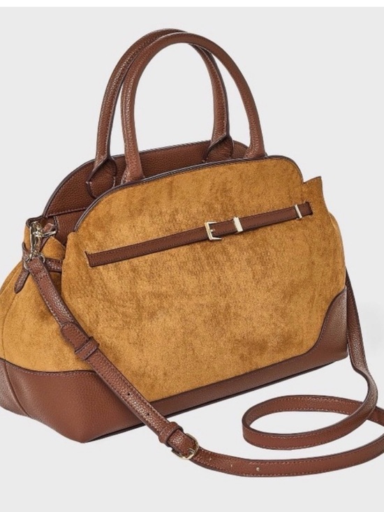 a new day Handbags - A NEW DAY NWT Belted Satchel Handbag -brown
